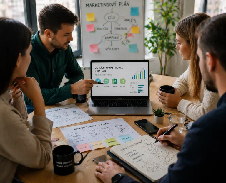 Digitální marketing – týmová práce na strategii