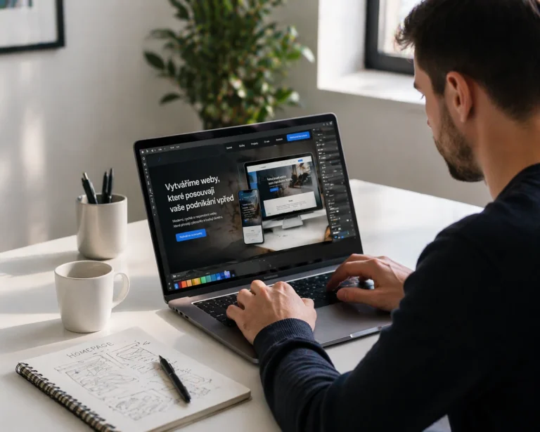 Tvorba webových stránek – práce na designu webu